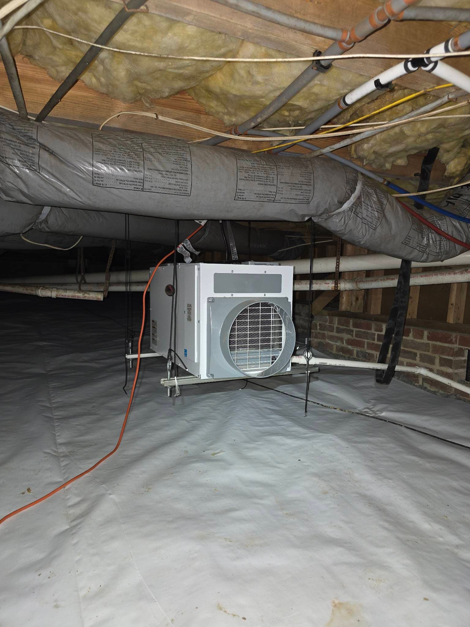 Crawl Space Transformation with Dehumidifier image